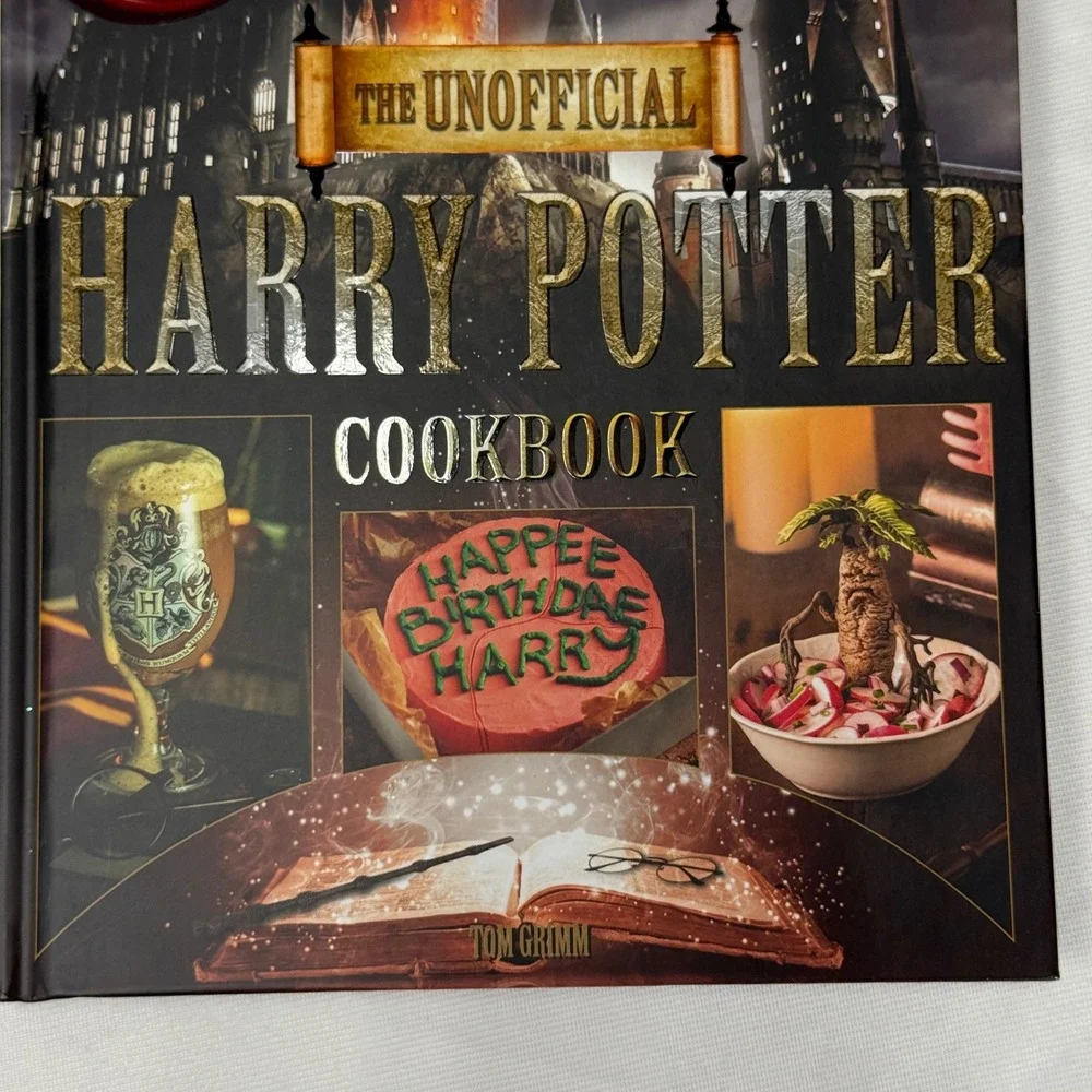 The Unofficial Harry Potter Cookbook Tom Grimm Hardcover 80+ Illustrated Recipes